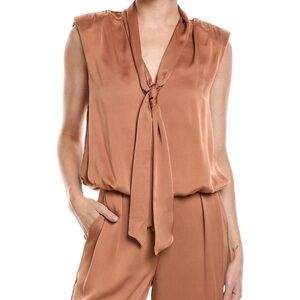 Ramy Brook Peach Sleeveless Top
